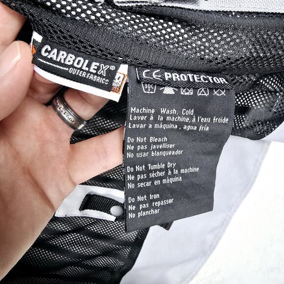 Fieldsheer Carbolex Phoslite RainGuard Armor Vented Motorcycle Racing Jacket L - Picture 12 of 16